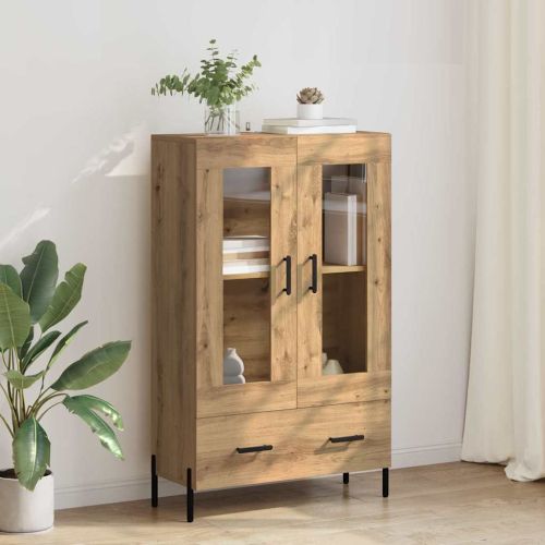 Висок шкаф Corona Дъб 69,5 x 31 x 115 см Инженерно дърво