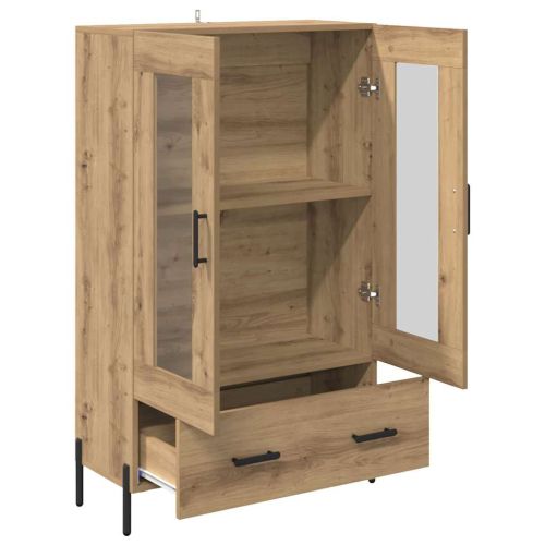 Висок шкаф Corona Дъб 69,5 x 31 x 115 см Инженерно дърво