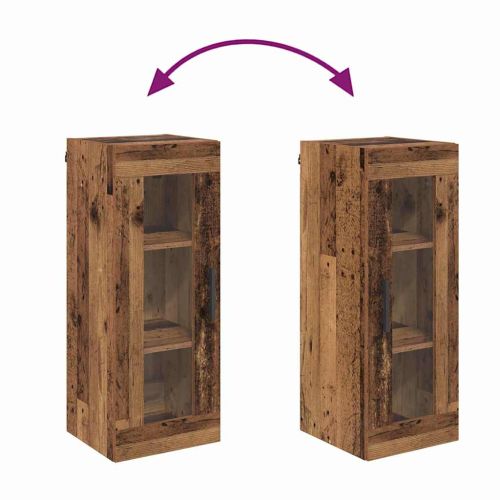 Стенен шкаф Старо дърво 34,5 x 34 x 90 см