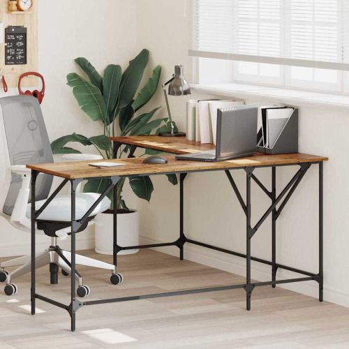 Бюро Старо дърво 149 x 149 x 75 см Инженерно дърво