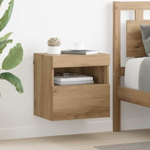 Кабинети за телевизор на стената 2 pcs Дъб 40 x 30 x 40 см