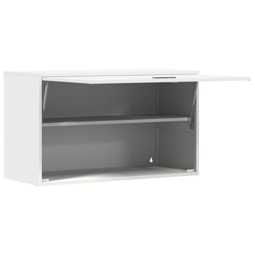 Стенен шкаф за гараж Бяло 90 x 40 x 53 см