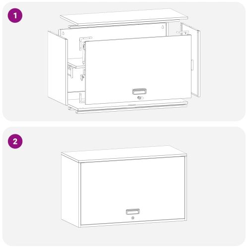 Стенен шкаф за гараж Антрацит 90 x 40 x 53 см