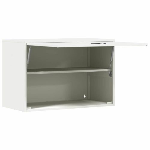 Стенен шкаф за гараж Бяло 80 x 40 x 53 см