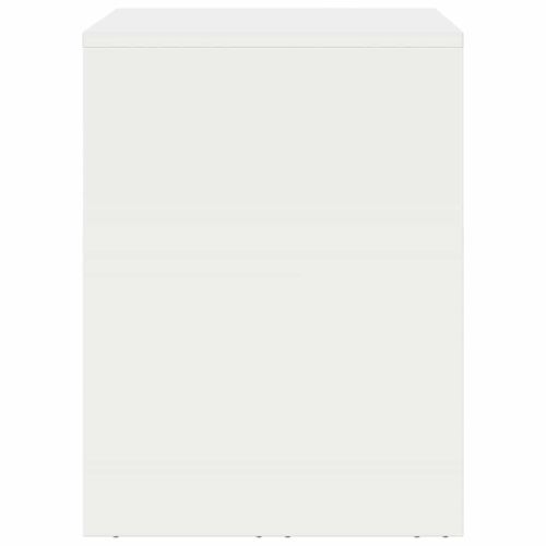 Стенен шкаф за гараж Бяло 80 x 40 x 53 см