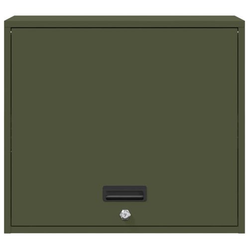 Стенен шкаф за гараж Маслиненозелен 60 x 40 x 53 см