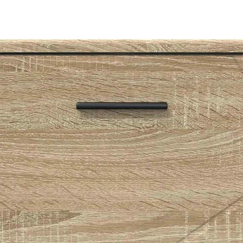 Шкаф за баня с чекмедже с врата Сонома дъб 76,5 x 35 x 64 см