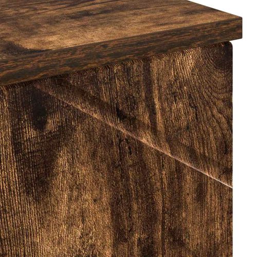 Шкаф за баня Димян дъб 30 x 35 x 192 см Инженерно дърво & Метал