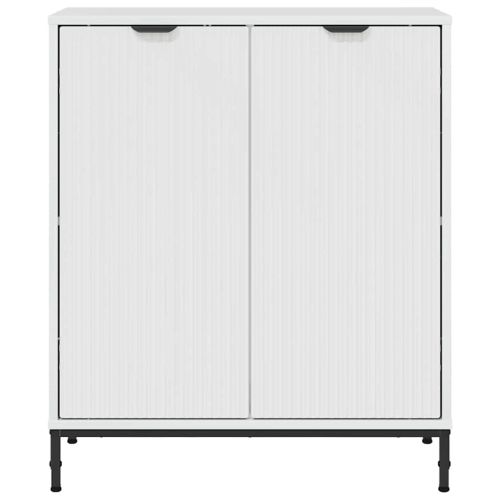 Служебен шкаф Лъскаво бяло 69,5 x 33 x 82 см Инженерно дърво