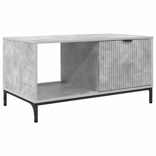 Масичка за кафе Циментено сиво 90 x 49 x 46 см Инженерно дърво