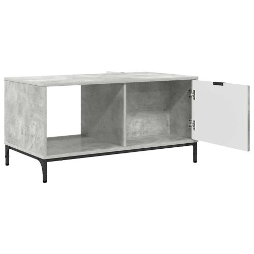 Масичка за кафе Циментено сиво 90 x 49 x 46 см Инженерно дърво