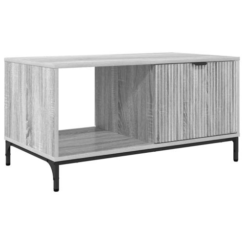 Масичка за кафе Сив Сонома 90 x 49 x 46 см Инженерно дърво