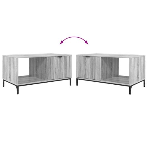 Масичка за кафе Сив Сонома 90 x 49 x 46 см Инженерно дърво