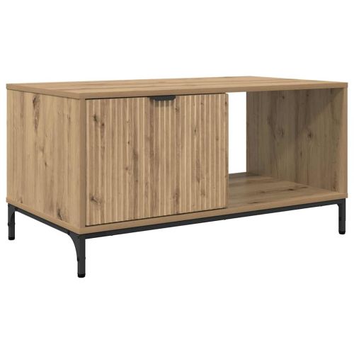 Масичка за кафе с чекмедже Дъб 90 x 49 x 46 см Инженерно дърво