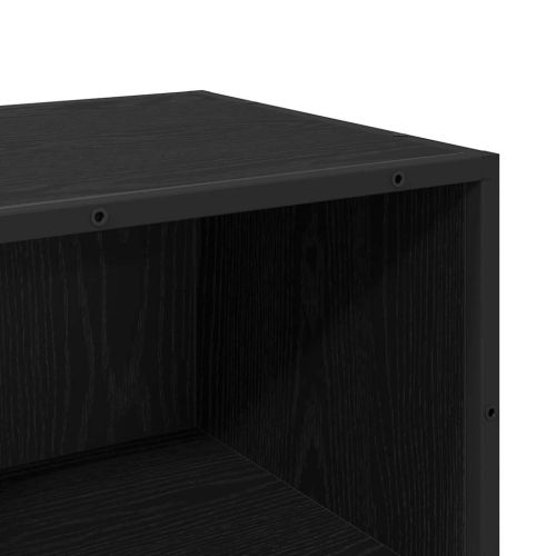 Комплект мебели за баня с рафт Черния дъб 35 x 37,5 x 100 см