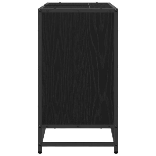 Шкаф за мивка в баня Черния дъб 65 x 33 x 60 см Инженерно дърво