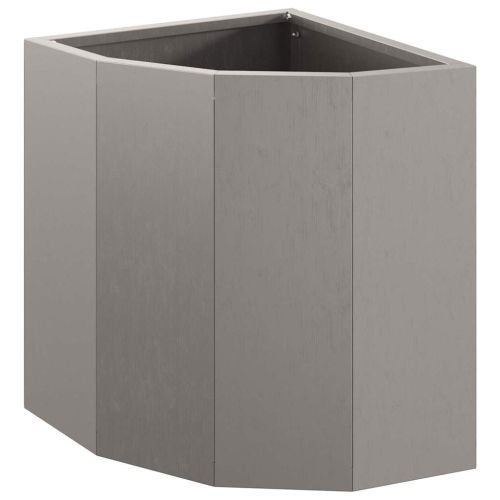 Ъглов сандък за цветя Ръждясало 30 x 30 x 35 см