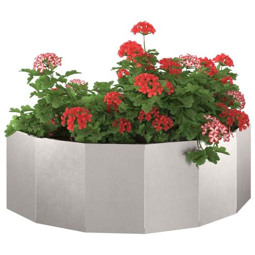 Кашпа Сребрист 120 x 60 x 35 cm Неръждаема стомана