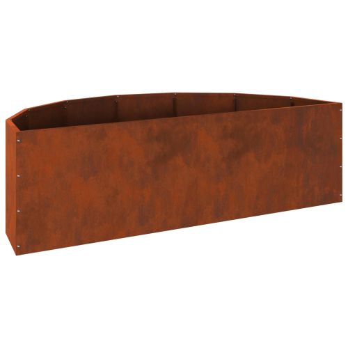 Кашпа Ръждясало 120 x 60 x 35 cm Патинираща стомана