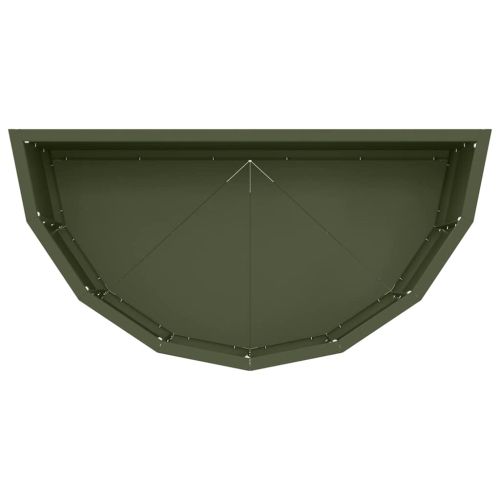Кашпа Маслинено зелено 60 x 30 x 35 см Стомана