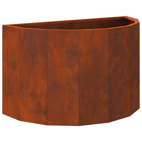 Кашпа Ръждясало 60 x 30 x 35 см Патинираща стомана