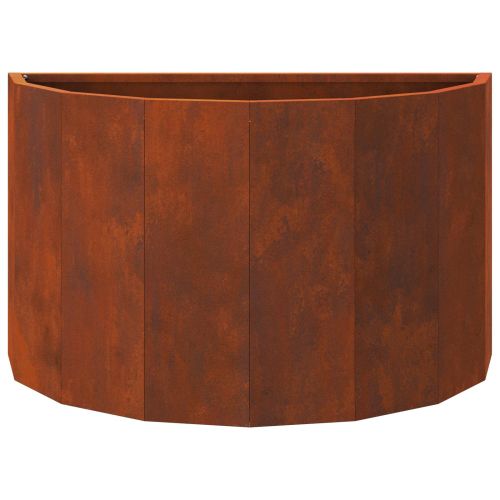 Кашпа Ръждясало 60 x 30 x 35 см Патинираща стомана