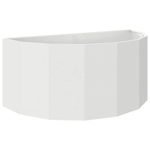 Кашпа Бяло 120 x 60 x 50 см Стомана