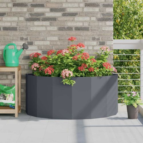 Кашпа Антрацит 120 x 60 x 50 см Стомана