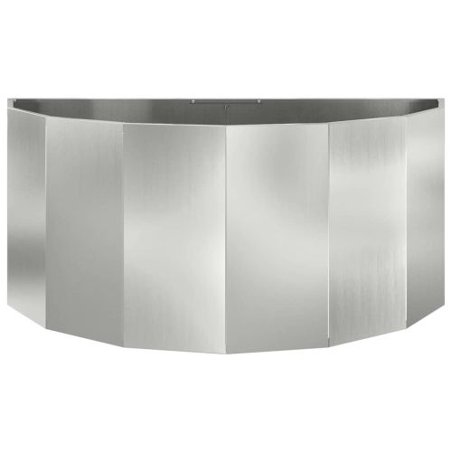 Кашпа Сребрист 120 x 60 x 50 см Галванизирана стомана
