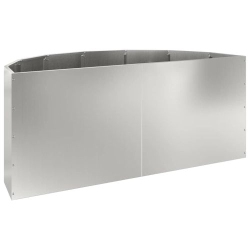 Кашпа Сребрист 120 x 60 x 50 см Галванизирана стомана