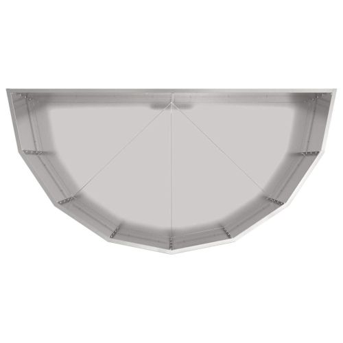 Кашпа Сребрист 120 x 60 x 50 см Галванизирана стомана