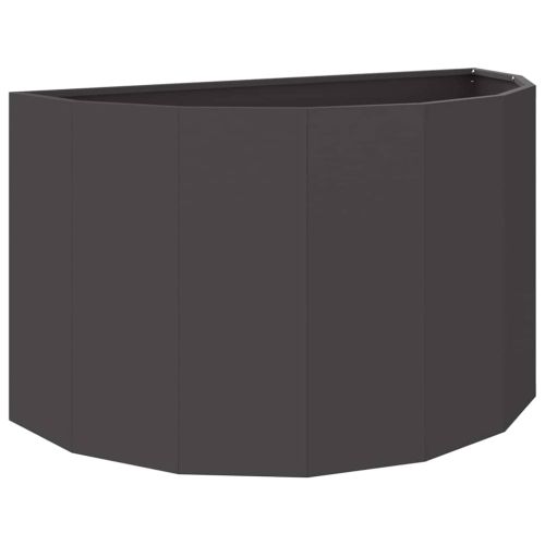 Кашпа Черно 90 x 45 x 50 см Стомана