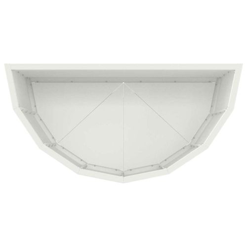 Кашпа Бяло 60 x 30 x 50 см Стомана