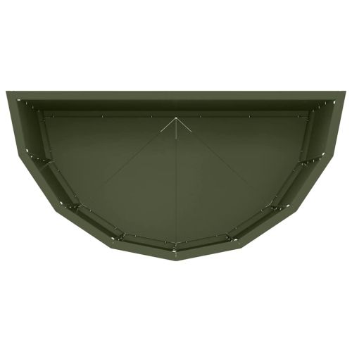 Кашпа Маслинено зелено 60 x 30 x 50 см Стомана