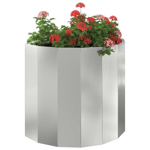 Кашпа Сребрист 60 x 30 x 50 см Галванизирана стомана