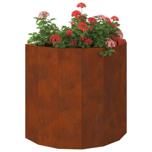 Кашпа Ръждясало 60 x 30 x 50 см Патинираща стомана