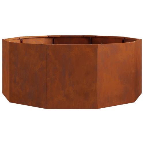 Кашпа Ръждясало 90 x 90 x 35 см Патинираща стомана