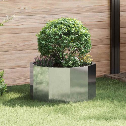 Кашпа Сребрист 60 x 60 x 35 cm Галванизирана стомана
