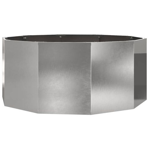 Кашпа Сребрист 120 x 120 x 50 см Неръждаема стомана