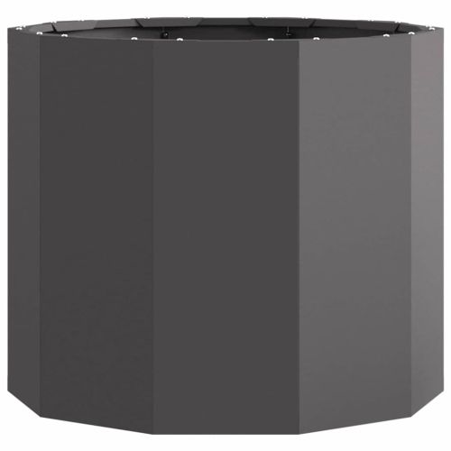Кашпа Черно 60 x 60 x 50 см Стомана