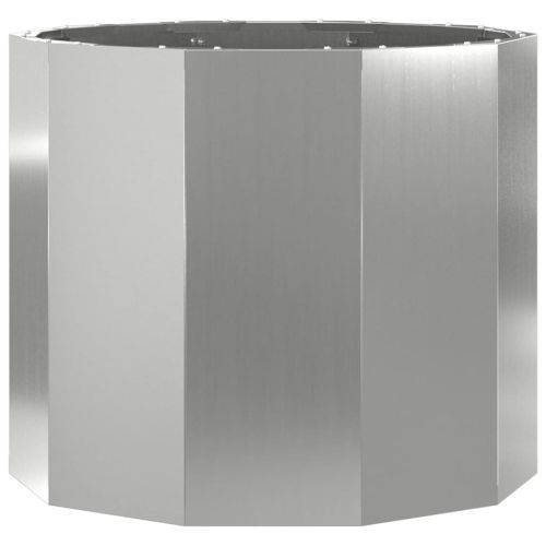 Кашпа Сребрист 60 x 60 x 50 см Галванизирана стомана