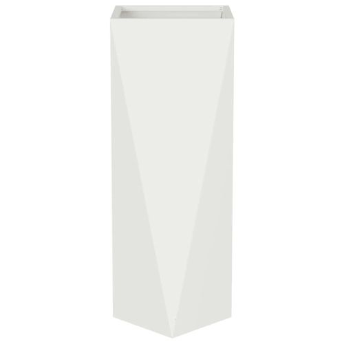 Кашпа 2 pcs Бяло 30 x 30 x 75 см Стомана