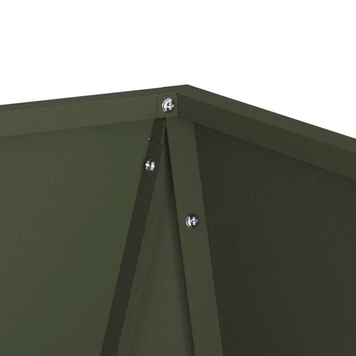 Кашпа Маслинено зелено 30 x 30 x 75 см Стомана