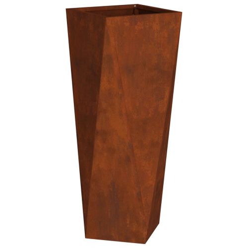 Кашпа Ръждясало 30 x 30 x 75 см Патинираща стомана