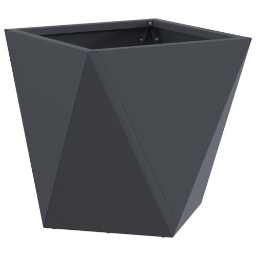 Кашпа 2 pcs Антрацит 30 x 30 x 30 cm Стомана