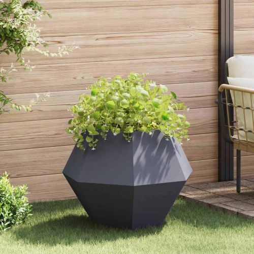 Кашпа Антрацит 75 x 75 x 60 см Стомана