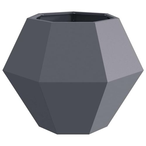 Кашпа Антрацит 75 x 75 x 60 см Стомана