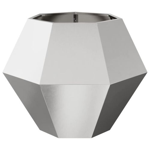 Кашпа Сребрист 75 x 75 x 60 см Неръждаема стомана