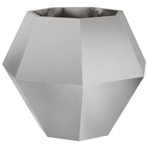 Кашпа 2 pcs Сребрист 75 x 75 x 60 см Неръждаема стомана