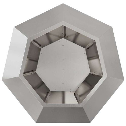 Кашпа 2 pcs Сребрист 75 x 75 x 60 см Неръждаема стомана